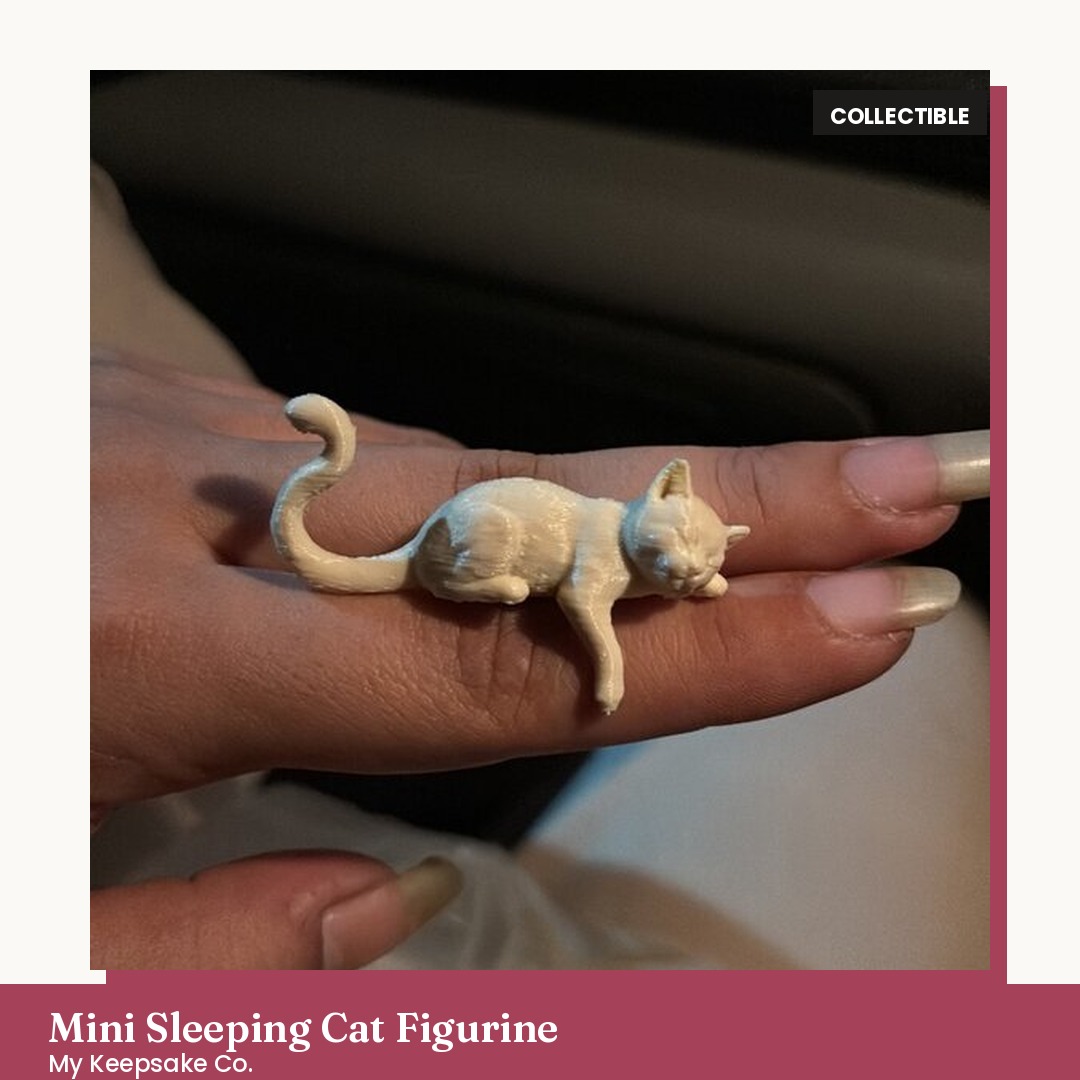 Mini Sleeping Cat Figurine — Pet Parents