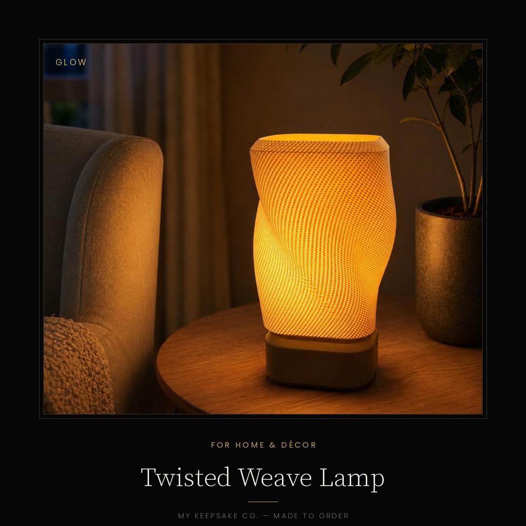 Twisted Weave Lamp — Home & Décor