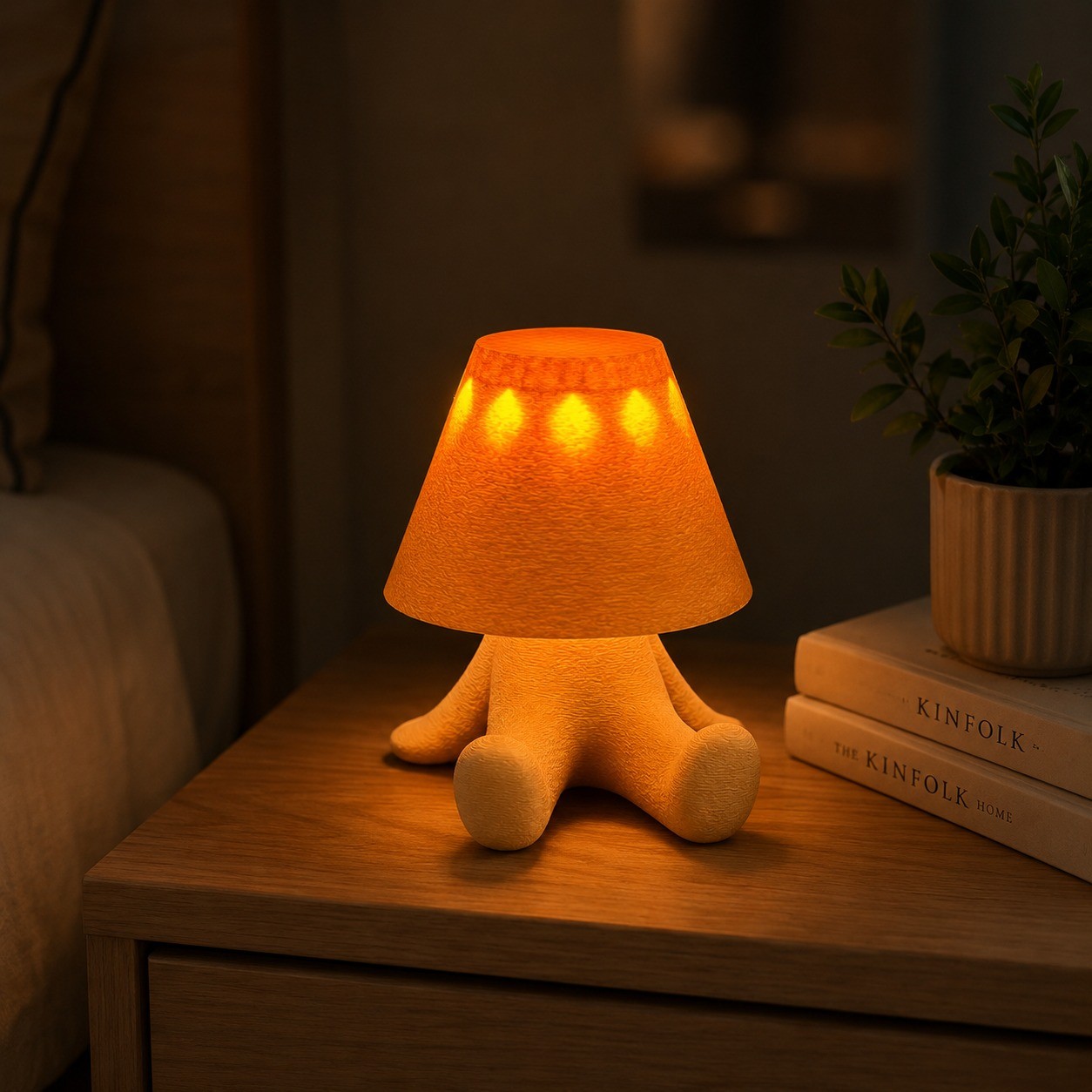 Sleepy Guy Lamp — custom 3D printed premium gadgets gift